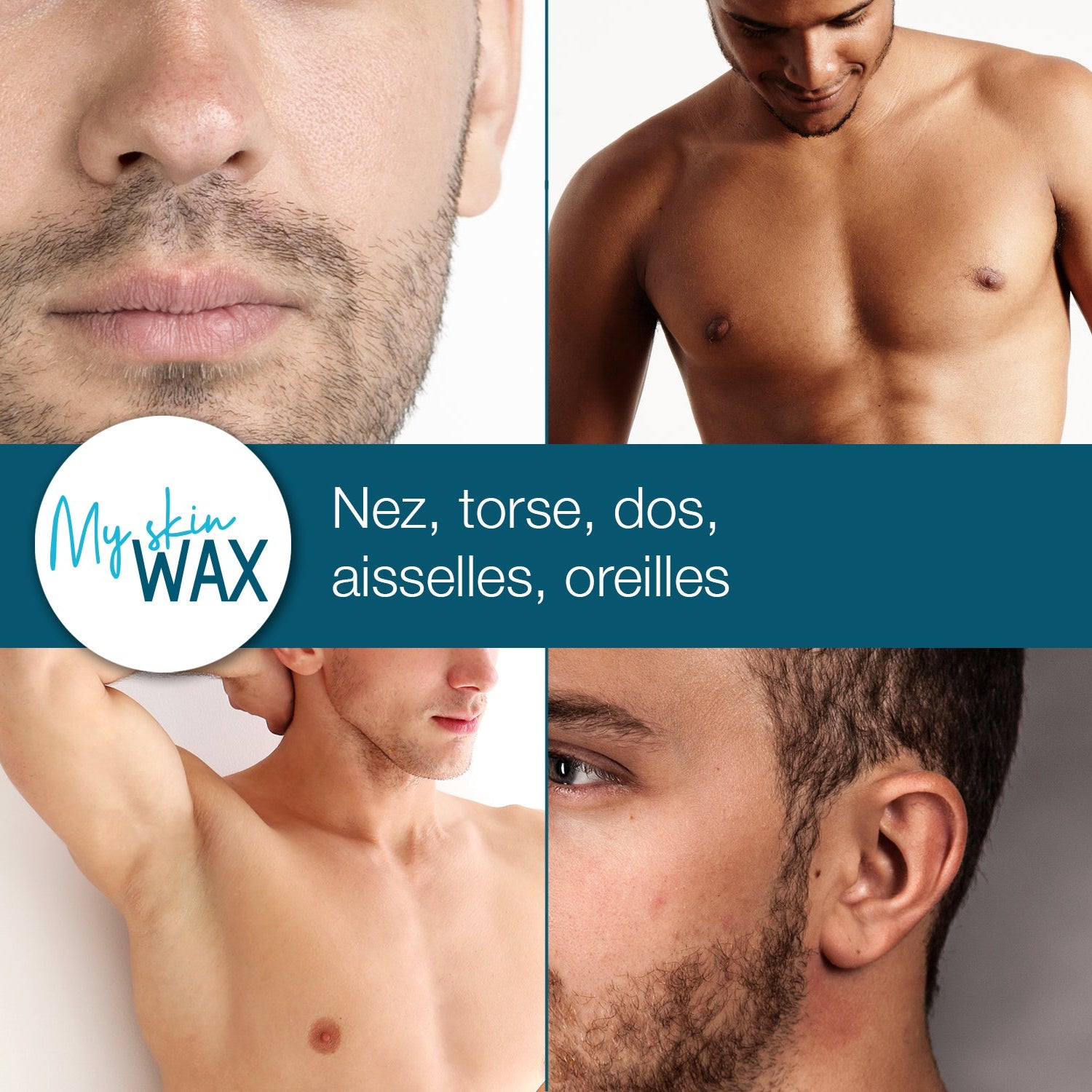 My Skin Wax - Perles de Cire à épiler sans Bande, 800g, Hypoallergénique, Cire d'Épilation en Douceur sans Rougeurs, Spéciale pour peaux Sensibles - Rose